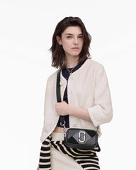 Marc Jacobs Sale - The Suede Patchwork Snapshot Black Multi
