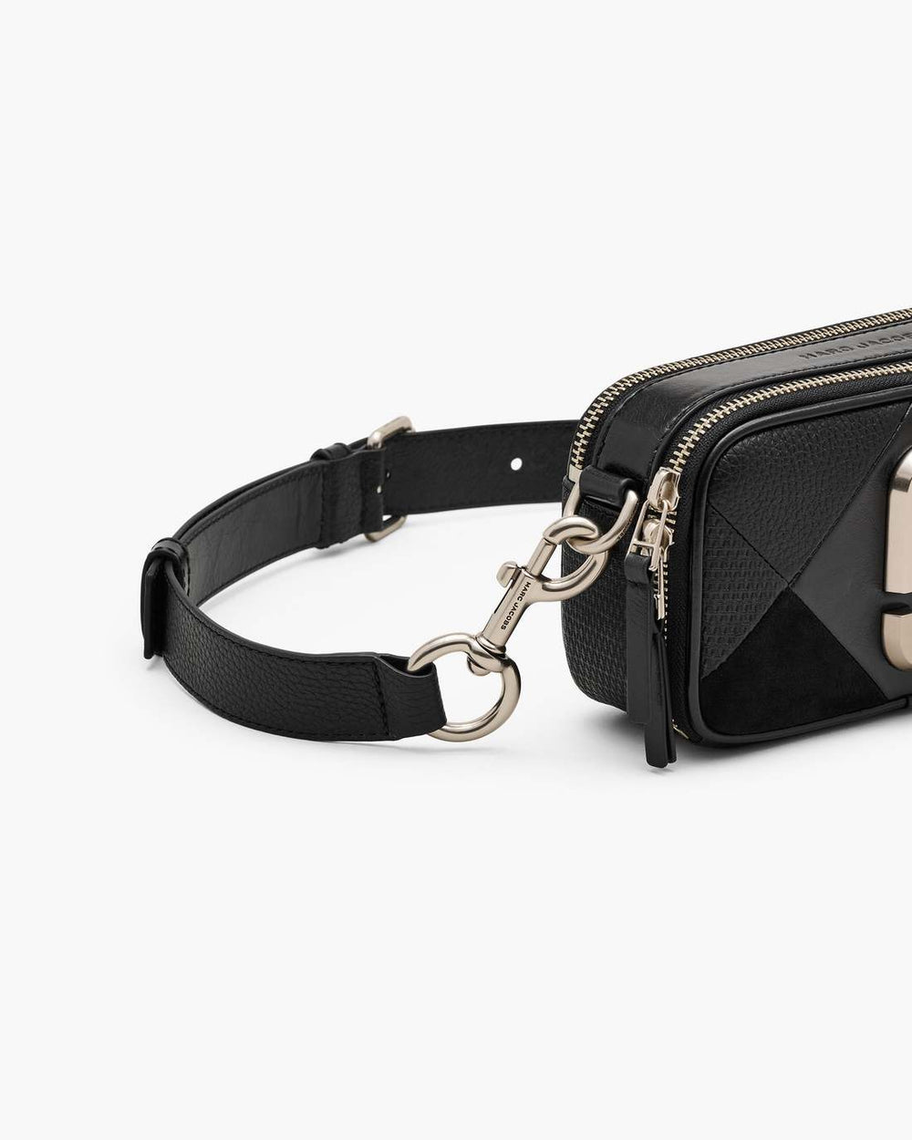 Marc Jacobs Sale - The Suede Patchwork Snapshot Black Multi