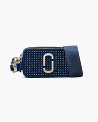 Marc Jacobs Sale - The Crystal Denim Snapshot Dark Wash Crystal