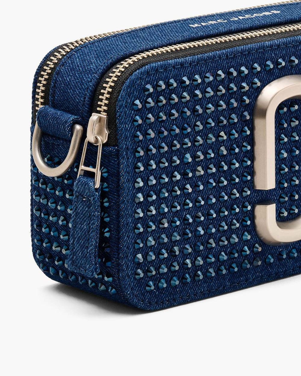 Marc Jacobs Sale - The Crystal Denim Snapshot Dark Wash Crystal