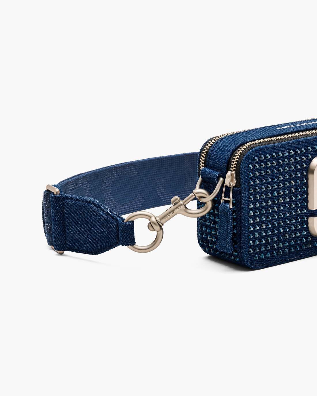 Marc Jacobs Sale - The Crystal Denim Snapshot Dark Wash Crystal