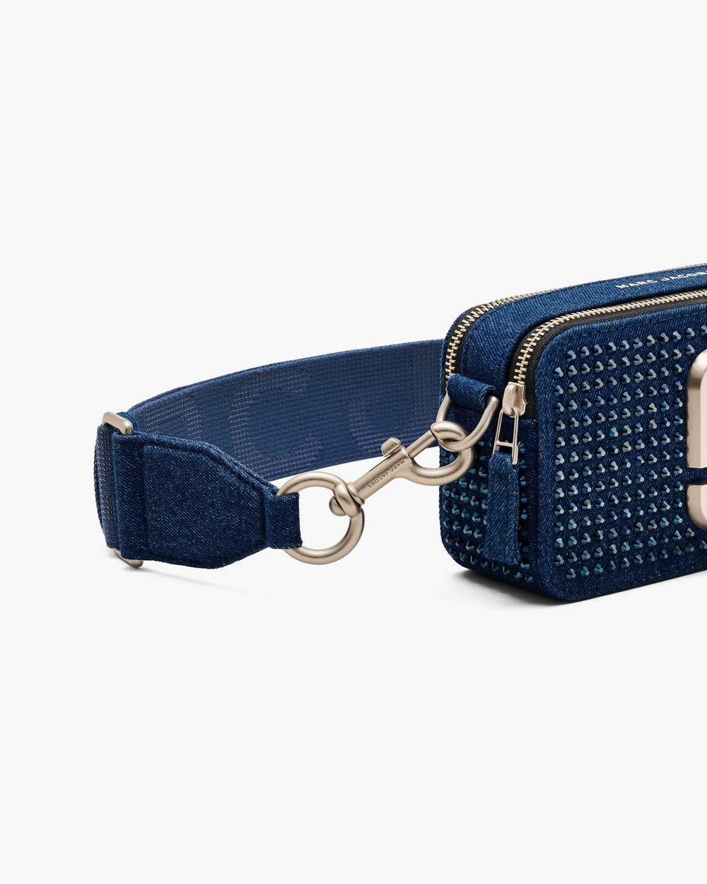 Marc Jacobs Sale - The Crystal Denim Snapshot Dark Wash Crystal