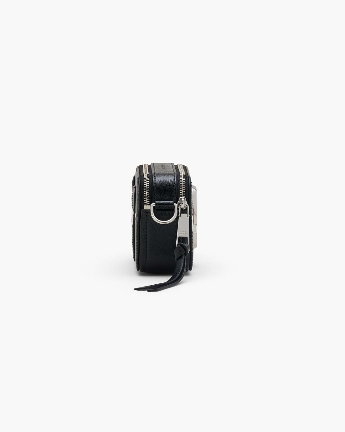 Marc Jacobs Sale - The Star Patchwork Leather Snapshot Black/White