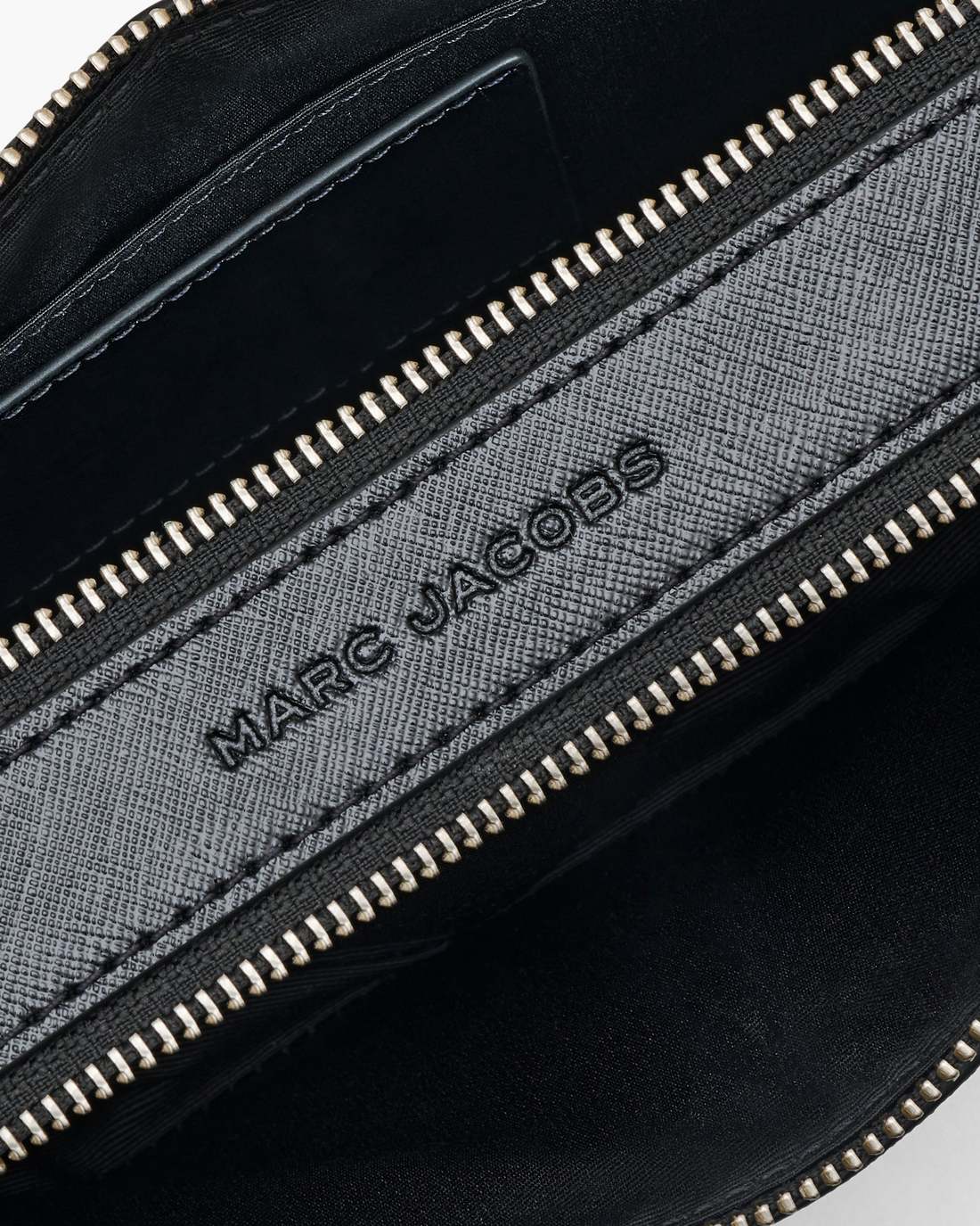 Marc Jacobs Sale - The Star Patchwork Leather Snapshot Black/White