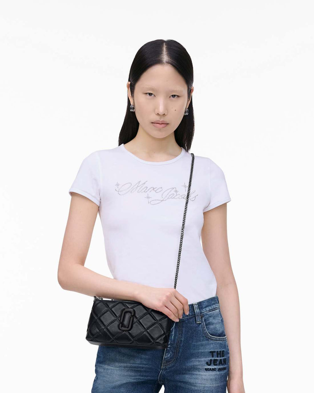 Marc Jacobs For Sale - The Quilted Snapshot Convertible Shoulder Bag Black