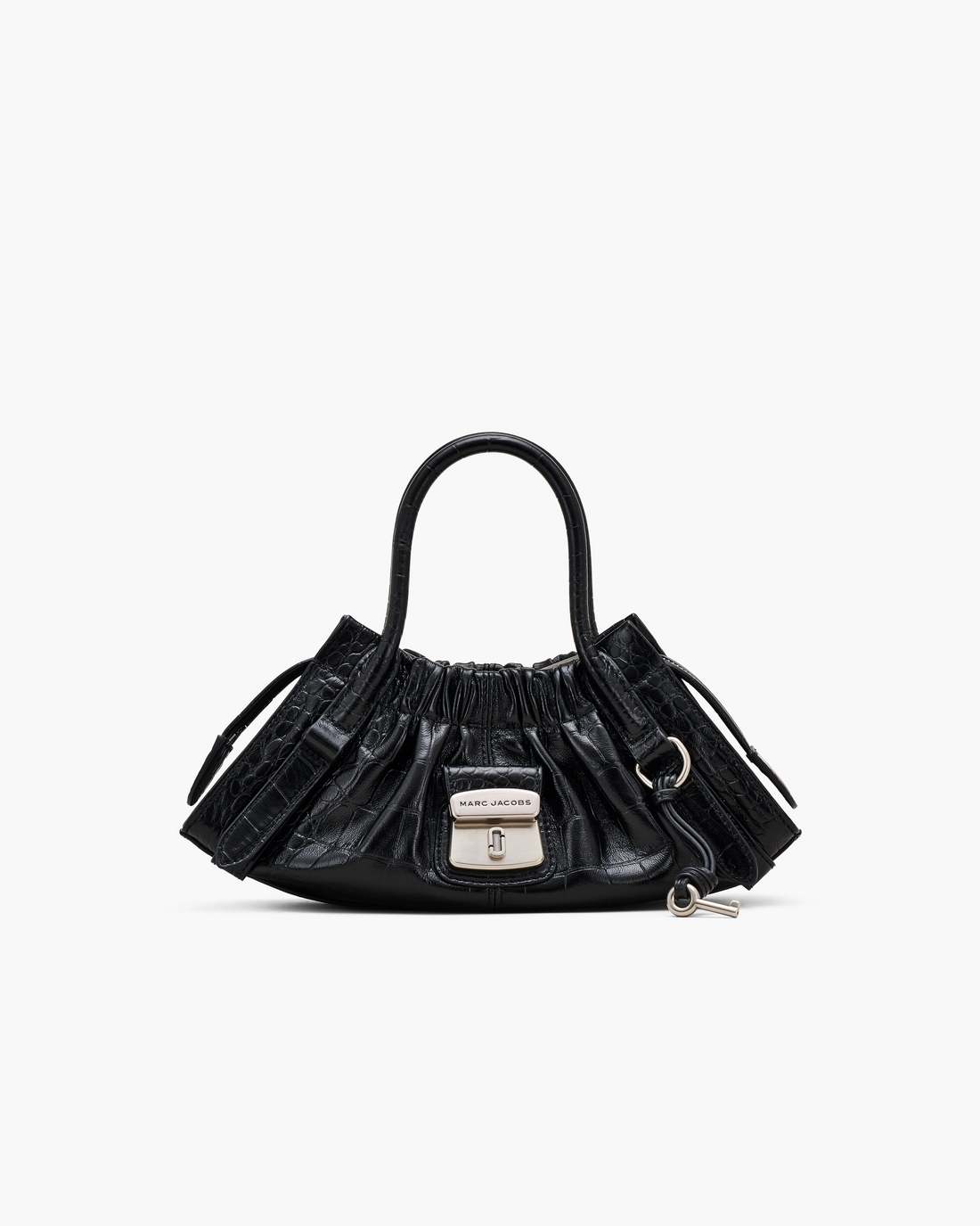 Marc Jacobs Discount - The Croc Cristina Small Satchel Black