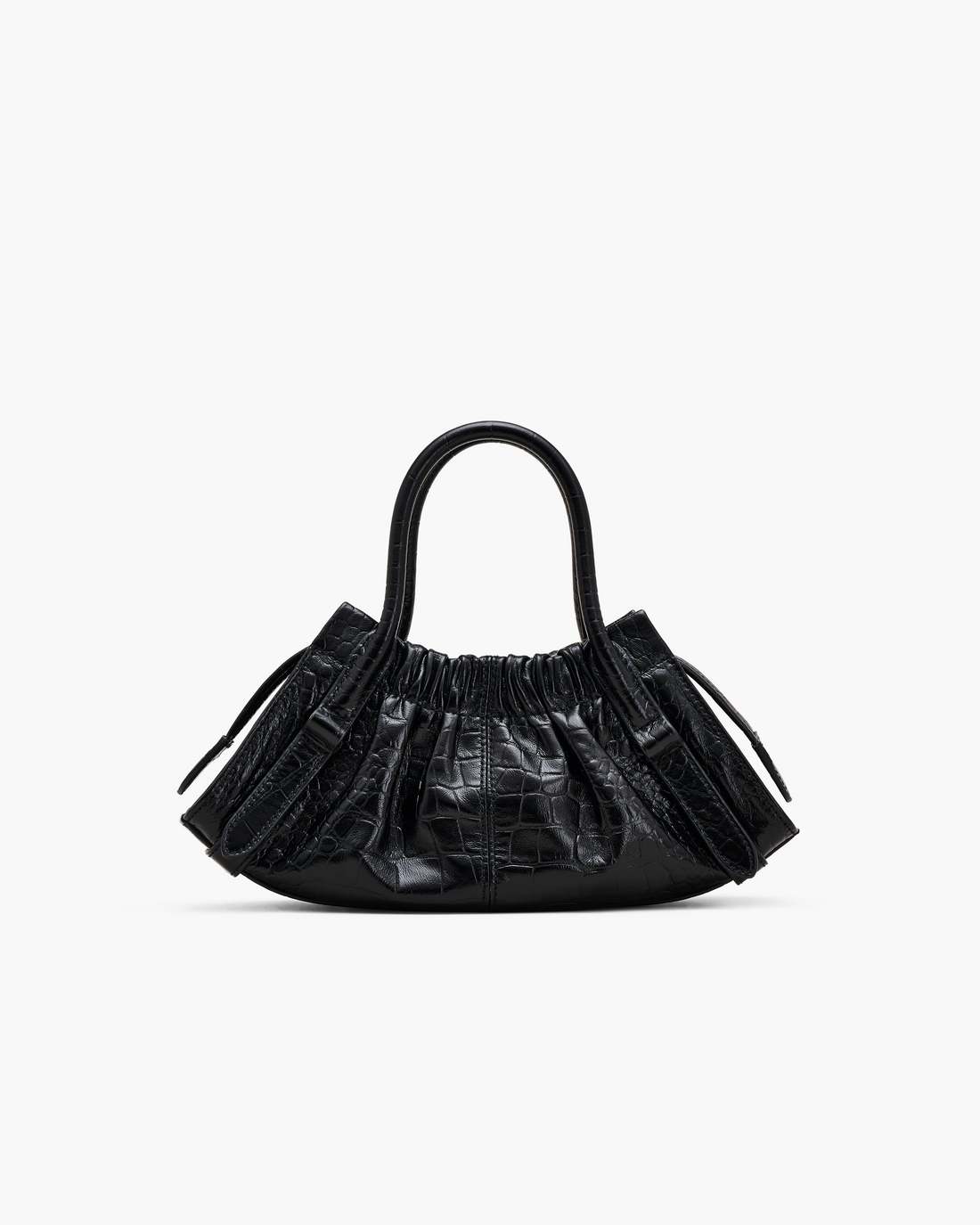 Marc Jacobs Discount - The Croc Cristina Small Satchel Black