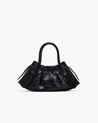Marc Jacobs Discount - The Croc Cristina Small Satchel Black