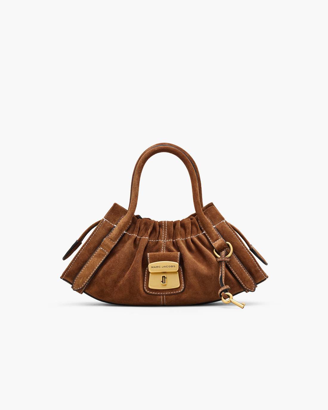 Marc Jacobs Outlet - The Suede Cristina Small Satchel Copper