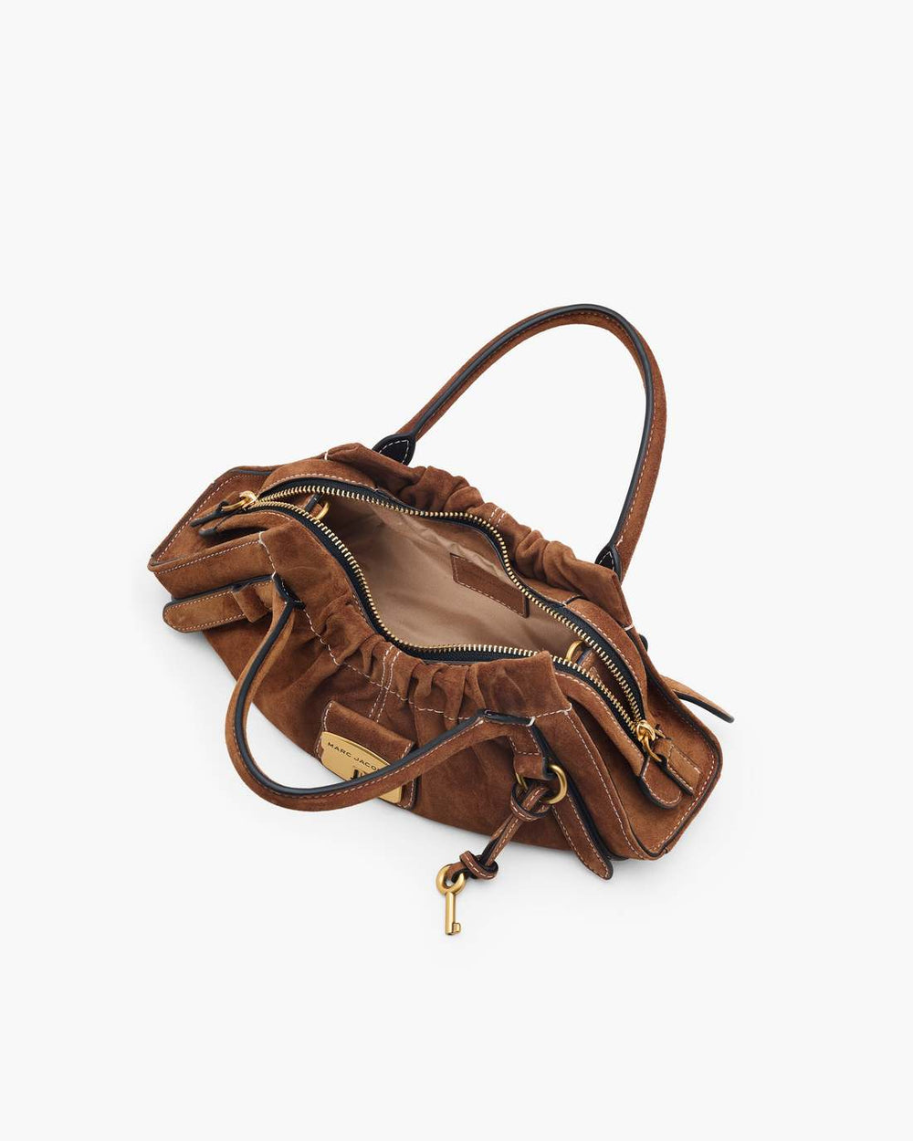 Marc Jacobs Outlet - The Suede Cristina Small Satchel Copper