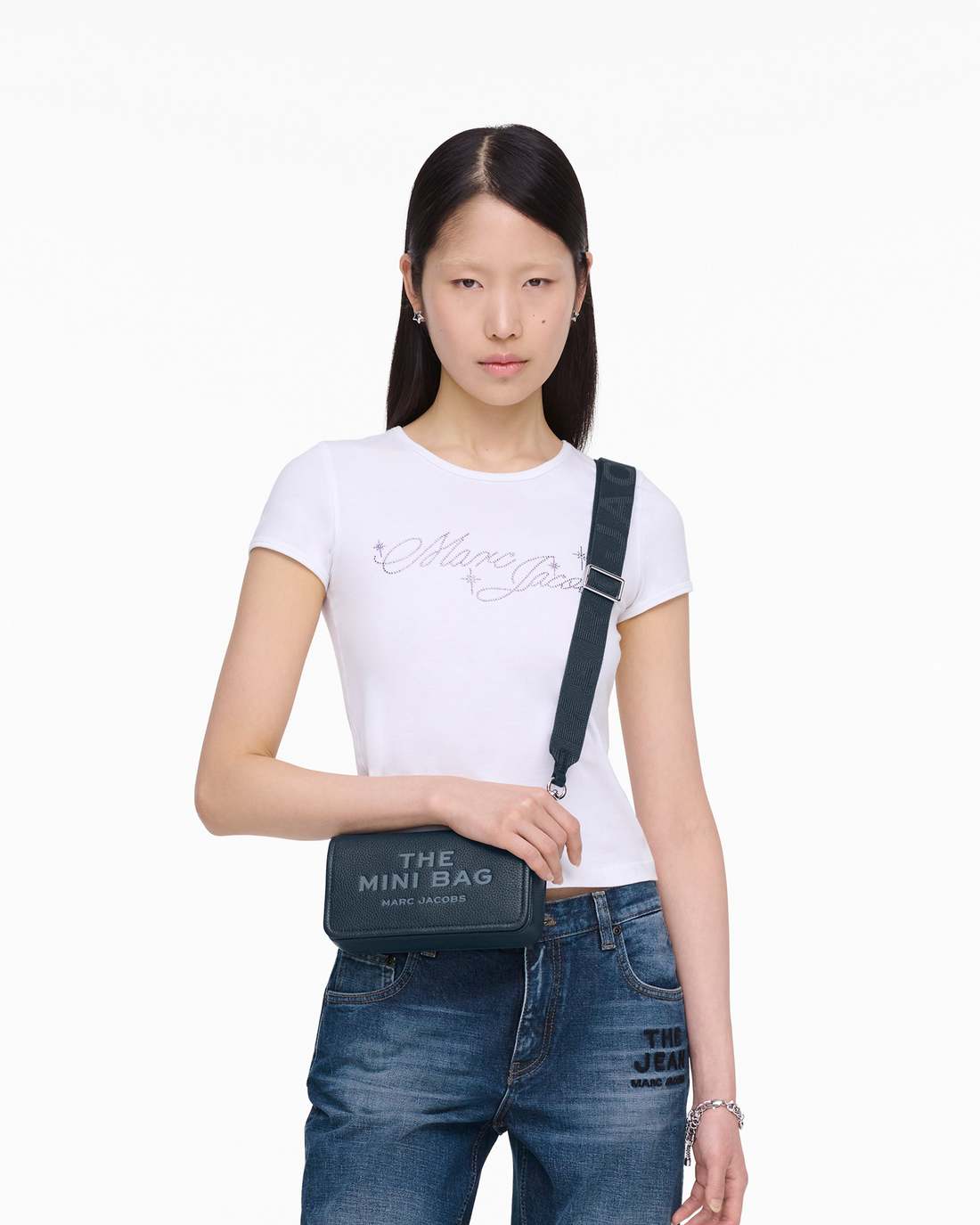 Marc Jacobs Outlet - The Leather Mini Bag Blue Sea