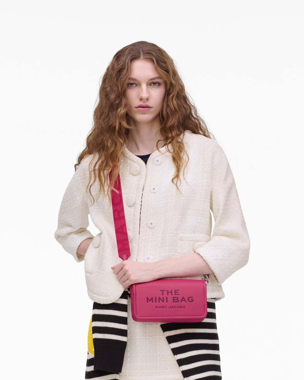 Marc Jacobs Online - The Leather Mini Bag Raspberry Pink