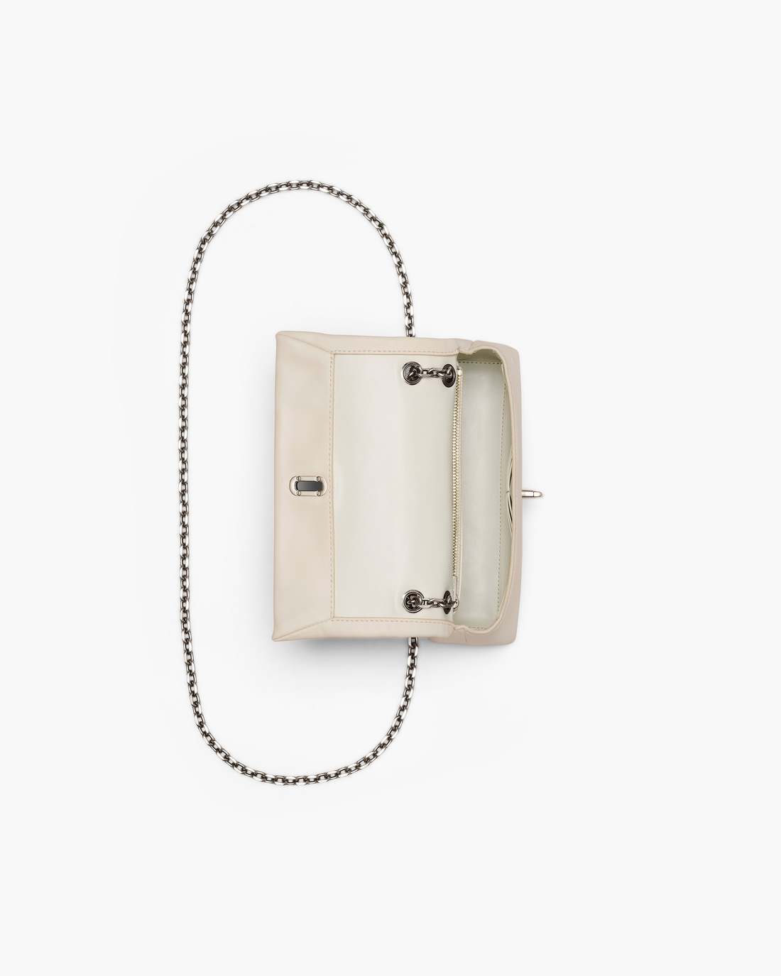 Marc Jacobs New - The Dual Chain Mini Bag Cloud White