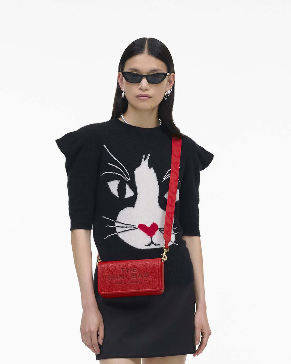 Marc Jacobs Outlet - The Leather Mini Bag True Red