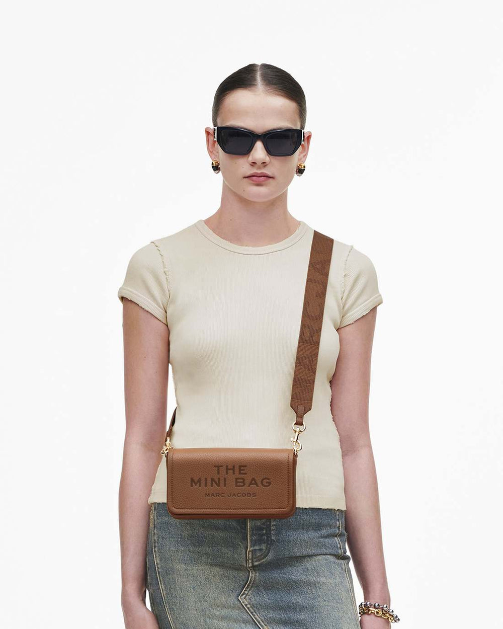 Marc Jacobs US - The Leather Mini Bag Argan Oil