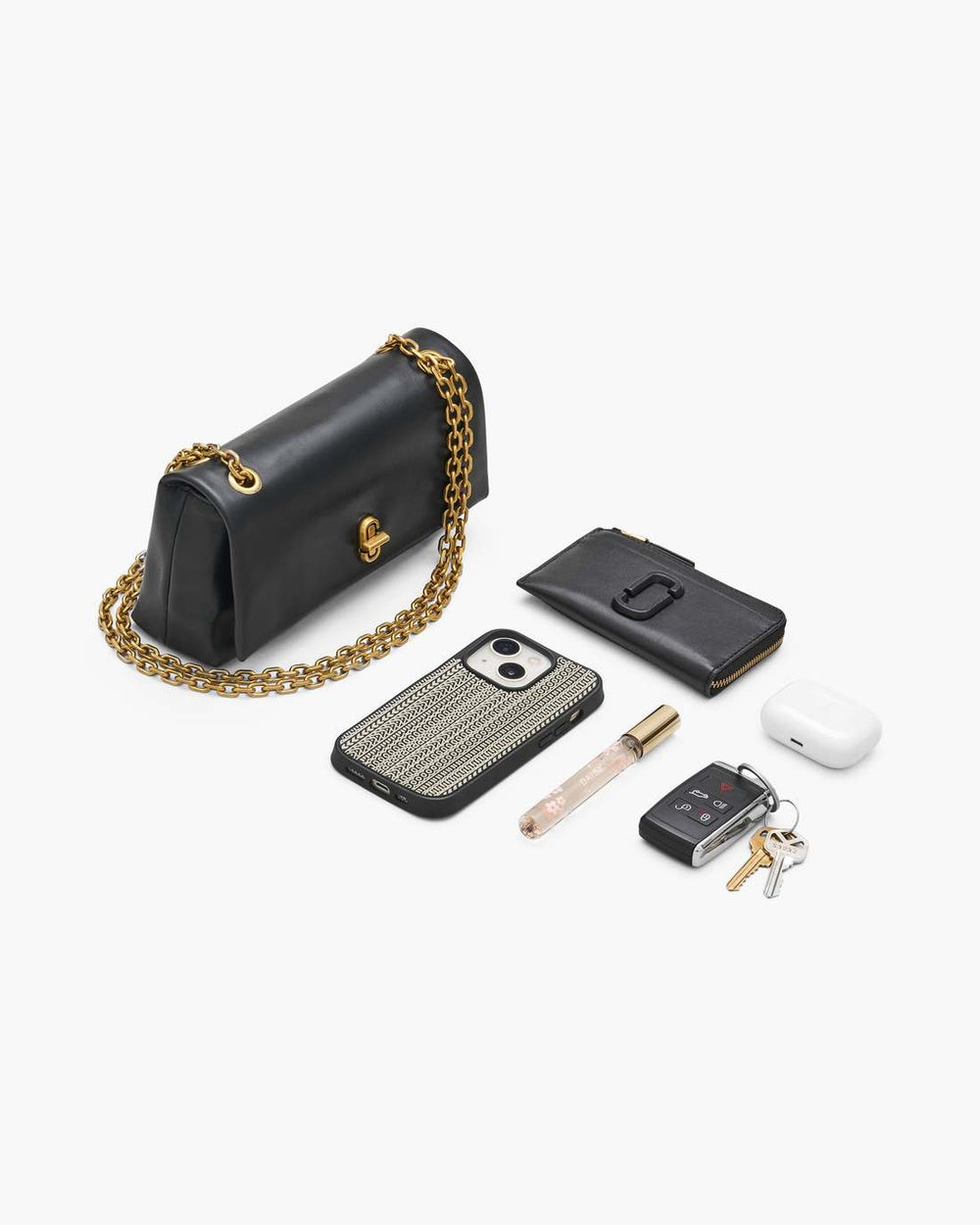 Marc Jacobs For Sale - The Metallic Dual Chain Mini Bag Silver
