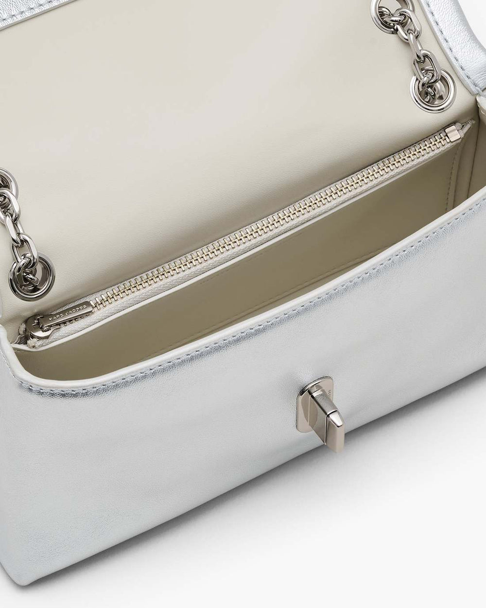 Marc Jacobs For Sale - The Metallic Dual Chain Mini Bag Silver