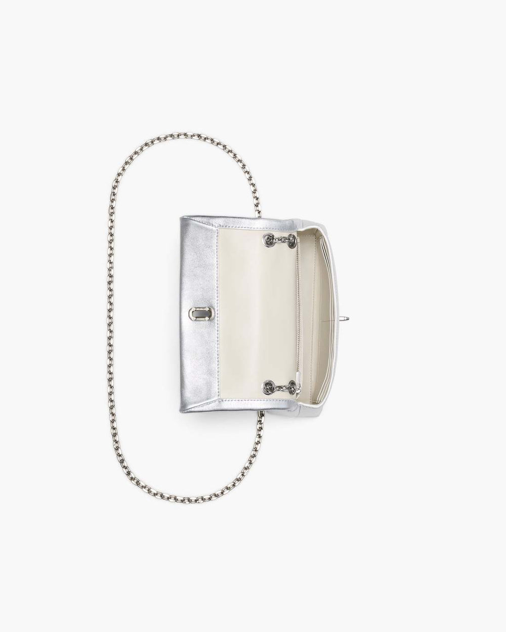 Marc Jacobs For Sale - The Metallic Dual Chain Mini Bag Silver