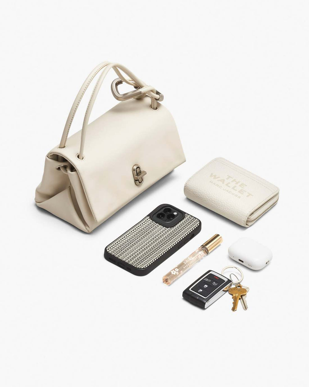 Marc Jacobs Outlet - The Metallic Mini Dual Bag Silver