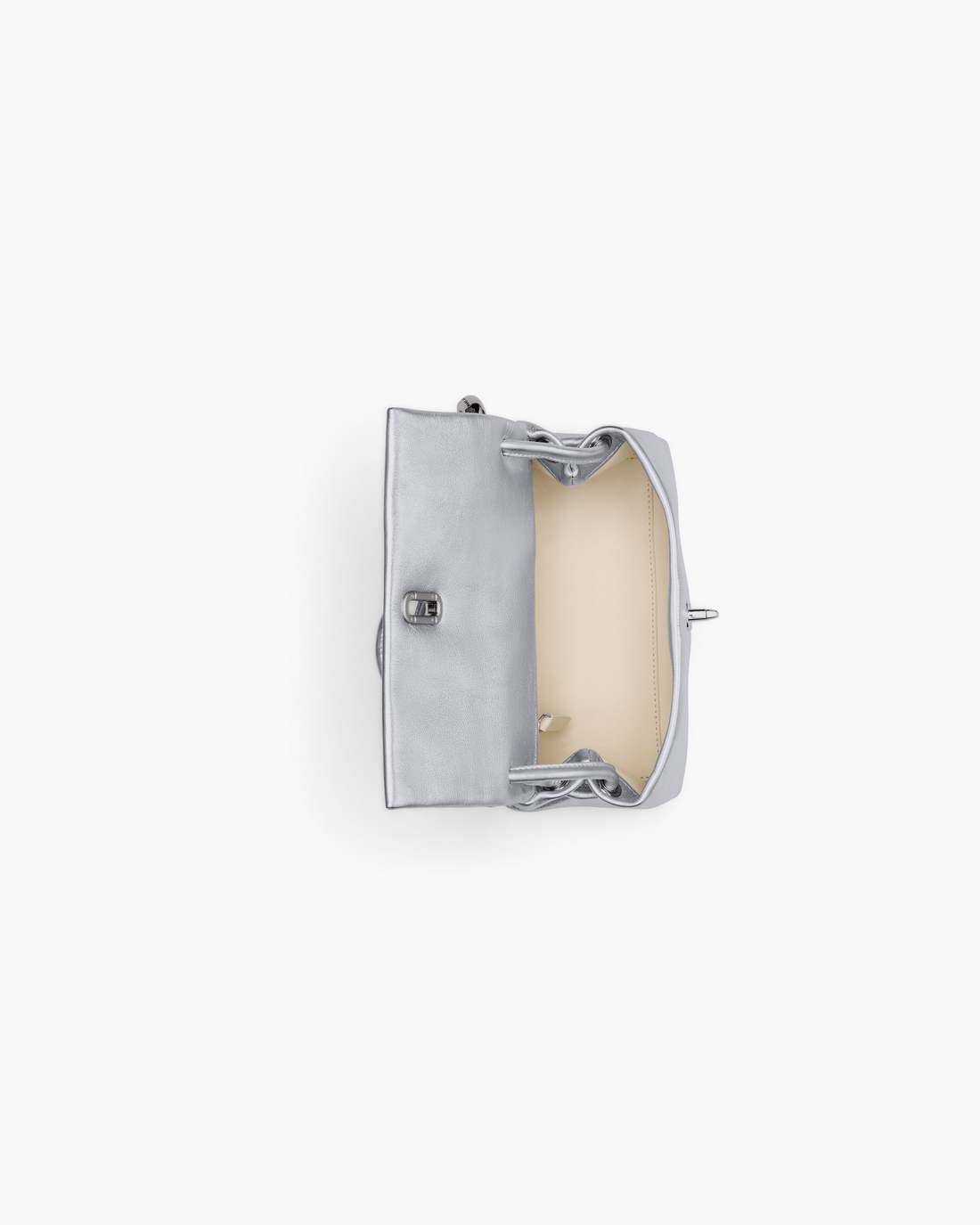 Marc Jacobs Outlet - The Metallic Mini Dual Bag Silver
