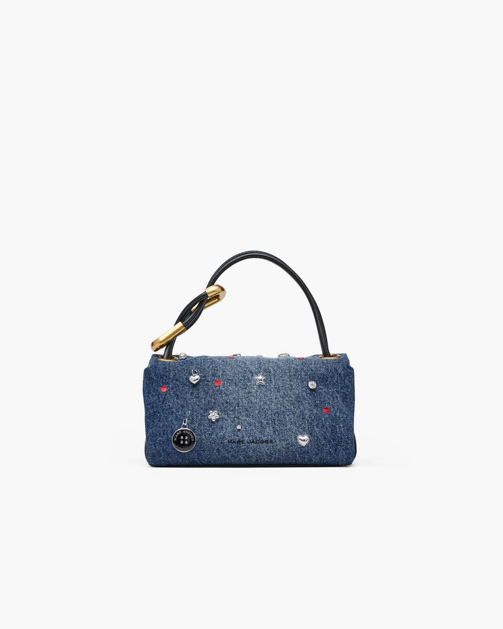 Marc Jacobs Online - The Trinket Charm Denim Mini Dual Bag Medium Wash Multi
