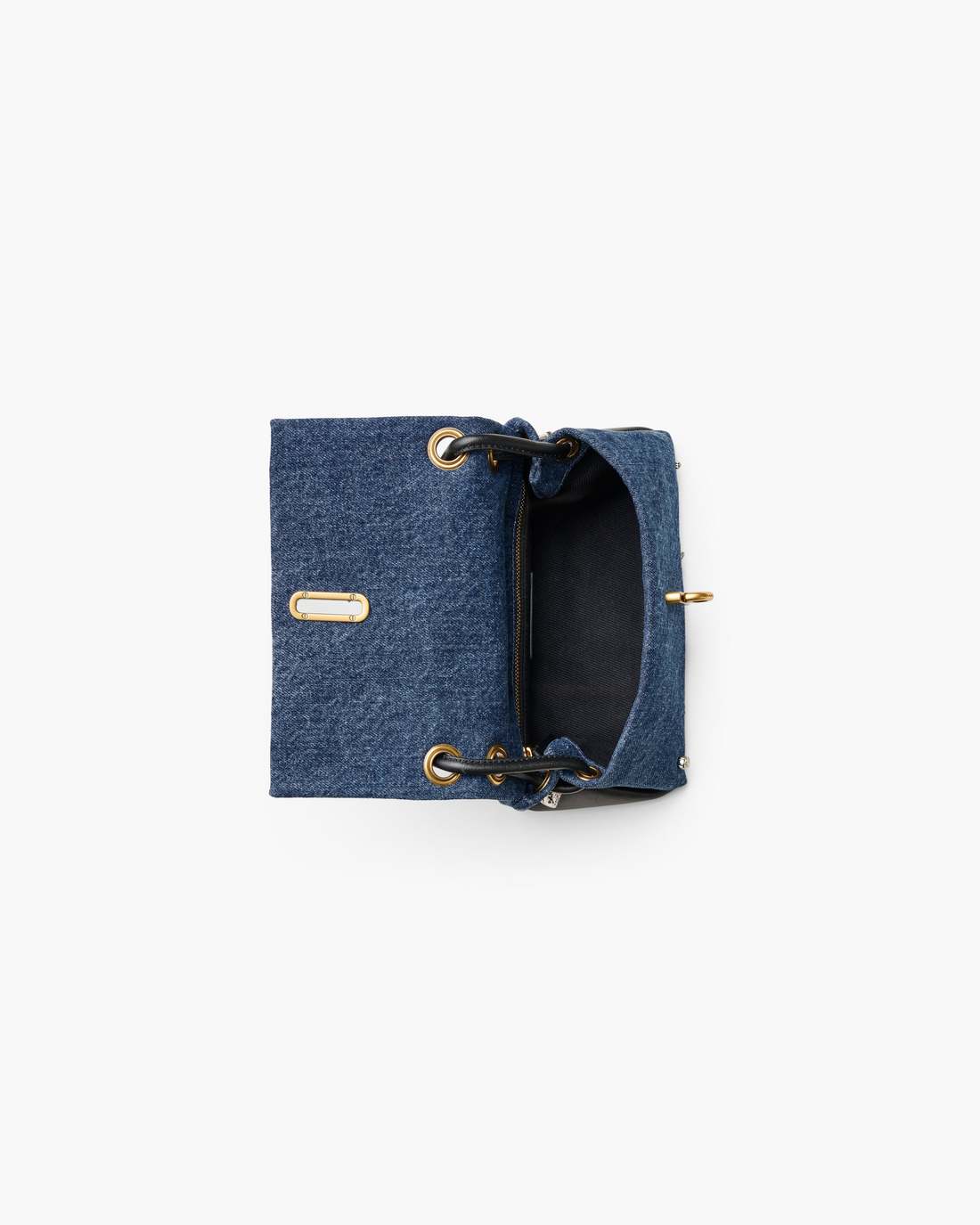 Marc Jacobs Online - The Trinket Charm Denim Mini Dual Bag Medium Wash Multi