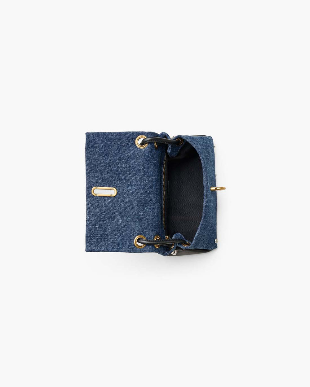 Marc Jacobs Online - The Trinket Charm Denim Mini Dual Bag Medium Wash Multi
