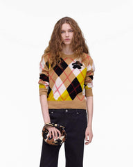 Marc Jacobs Sale - The Cow Haircalf Party Bag Mocha Multi