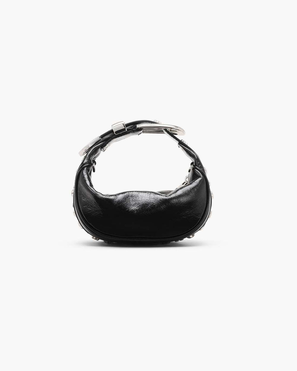 Marc Jacobs Discount - The Crinkle Patent Party Bag Black