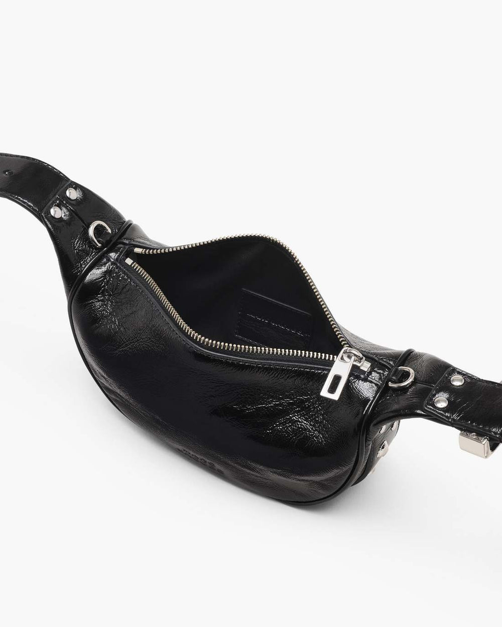 Marc Jacobs Discount - The Crinkle Patent Party Bag Black