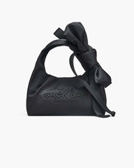 Marc Jacobs Discount - The Bow Nylon Mini Sack Bag Black