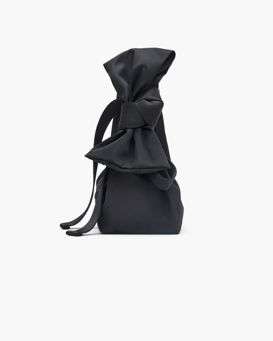 Marc Jacobs Discount - The Bow Nylon Mini Sack Bag Black