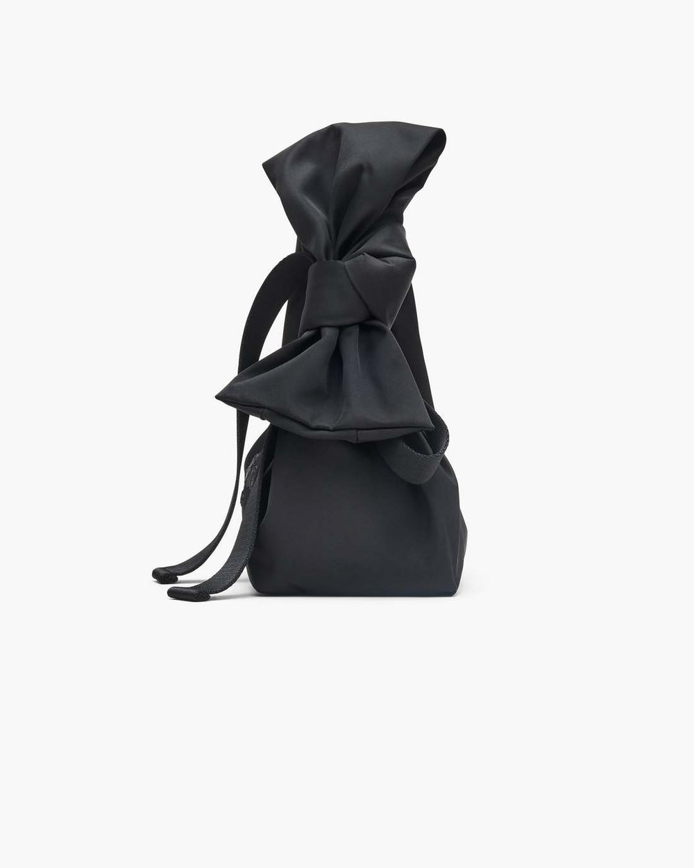 Marc Jacobs Discount - The Bow Nylon Mini Sack Bag Black