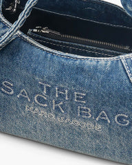 Marc Jacobs For Sale - The Bow Denim Mini Sack Bag Medium Wash Indigo