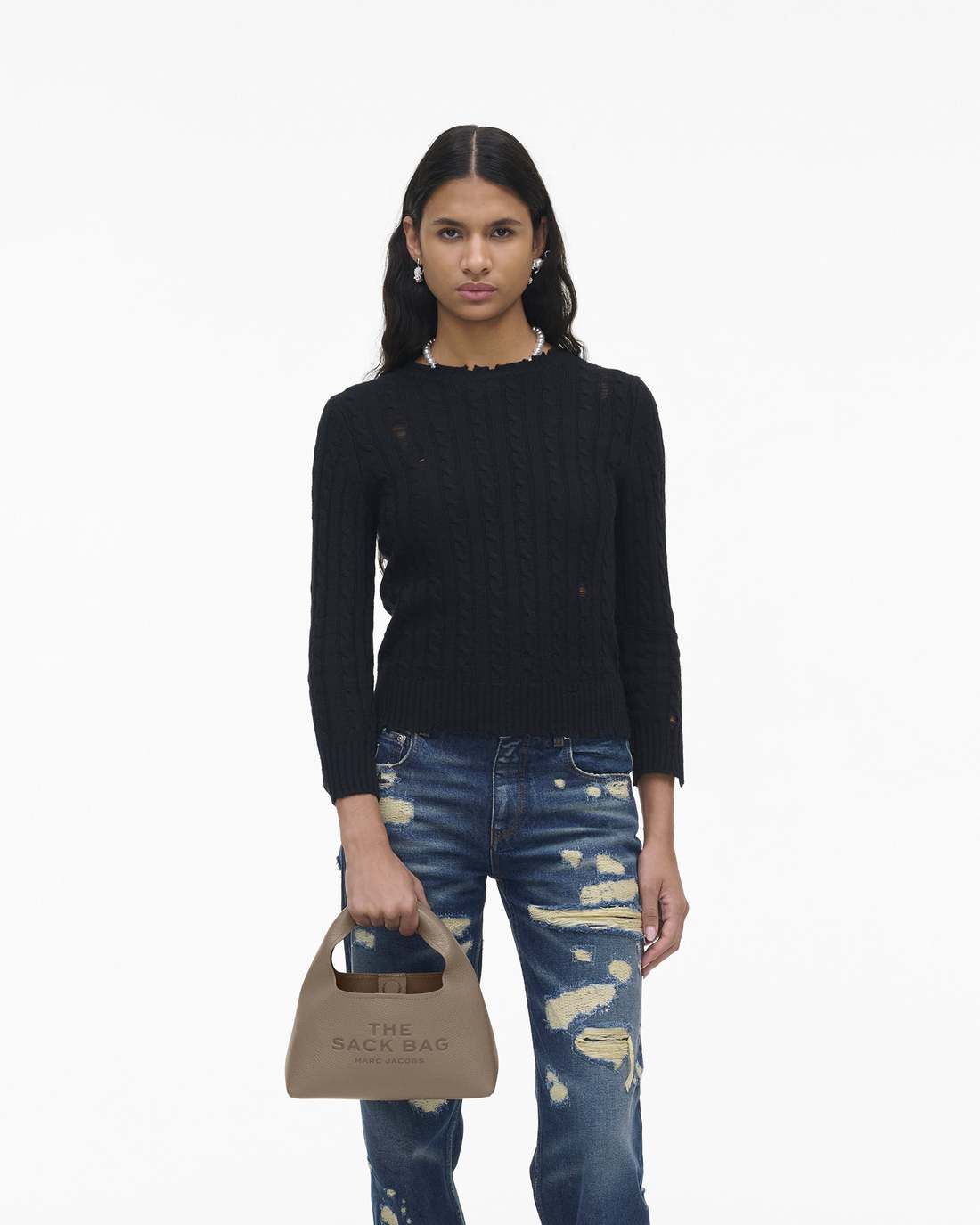 Marc Jacobs Outlet - The Mini Sack Bag Cement