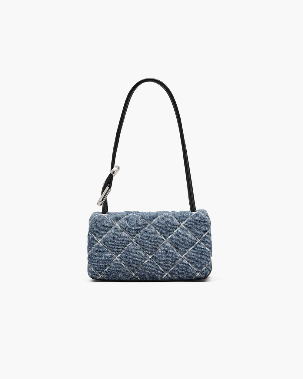 Marc Jacobs Online - The Quilted Denim Mini Dual Shoulder Bag Light Wash Indigo