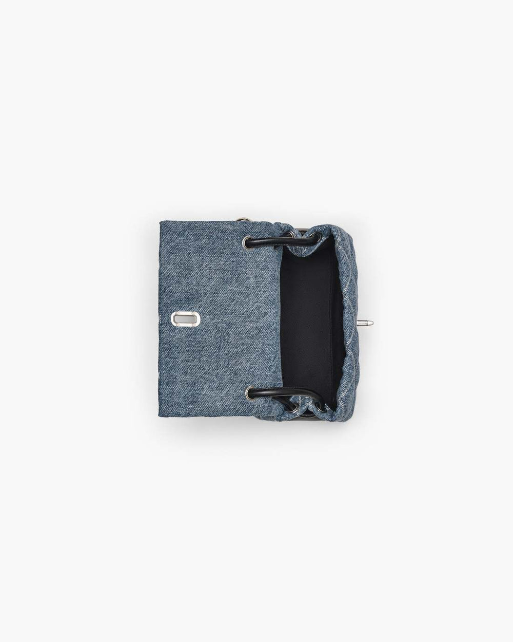 Marc Jacobs Online - The Quilted Denim Mini Dual Shoulder Bag Light Wash Indigo