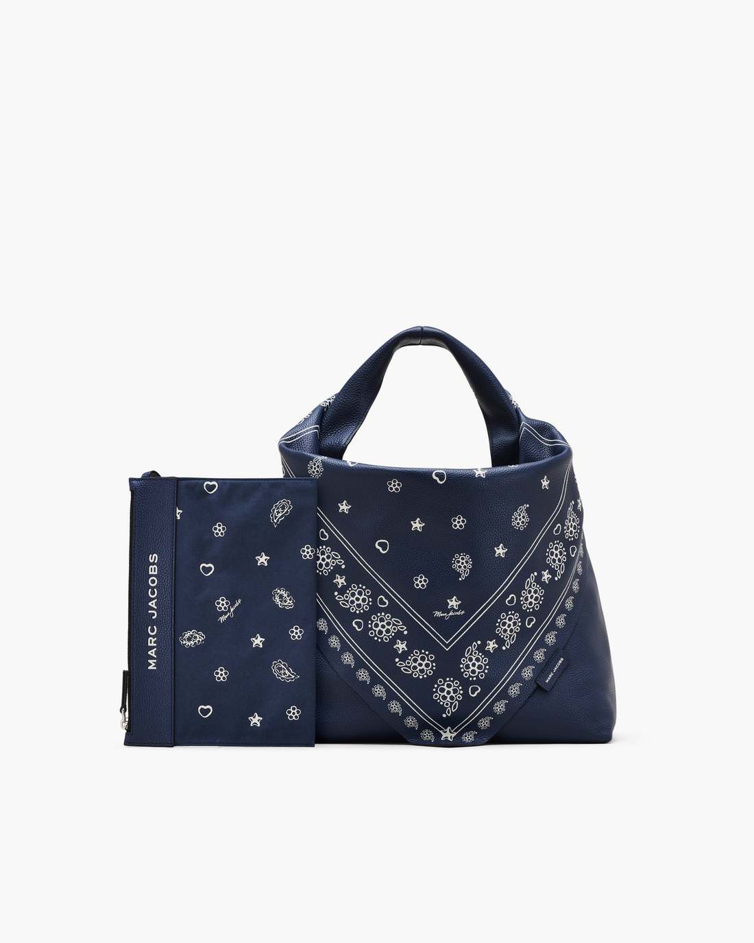 Marc Jacobs Outlet - The Bandana Sack Bag Navy Multi