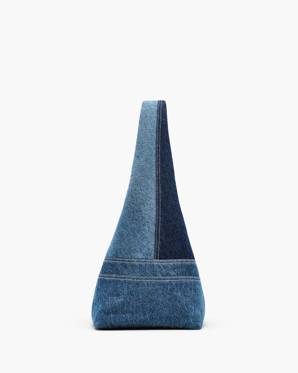 Marc Jacobs New - The Patchwork Denim Sack Bag Blue Denim
