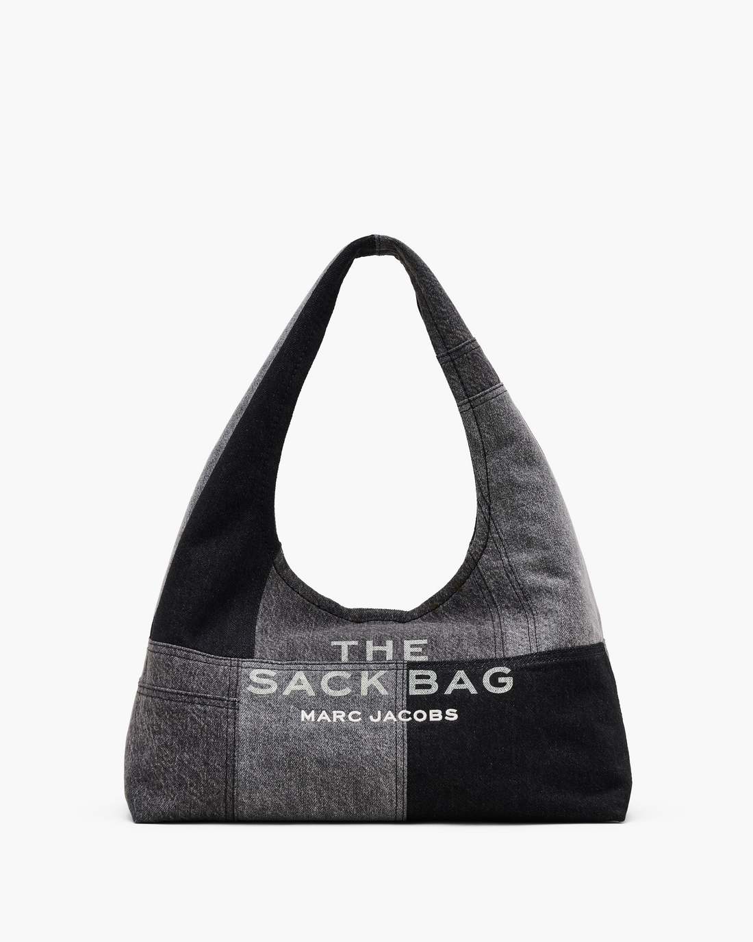 Marc Jacobs Online - The Patchwork Denim Sack Bag Black Denim