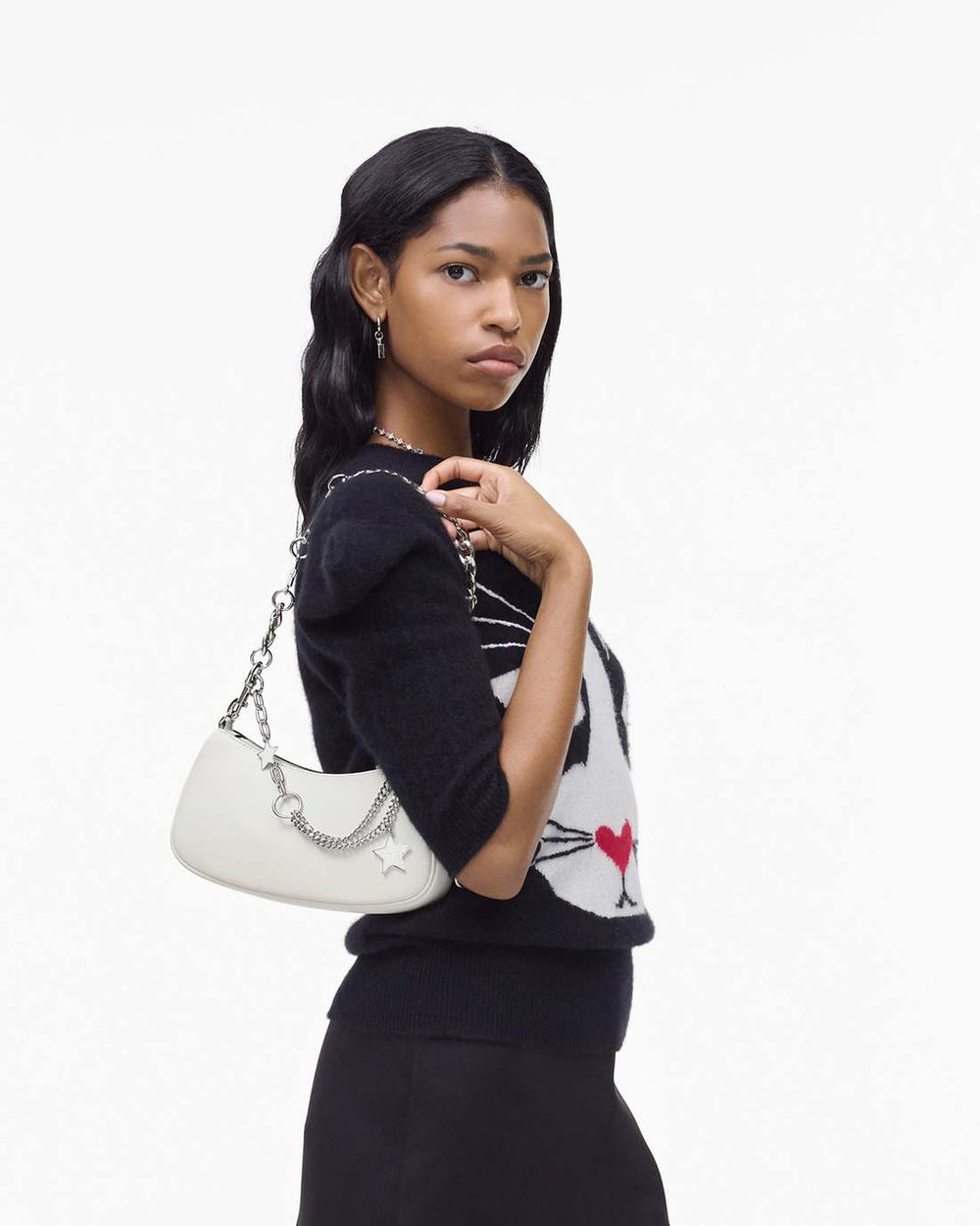 Marc Jacobs Sale - The Star Charm Shoulder Bag Cotton