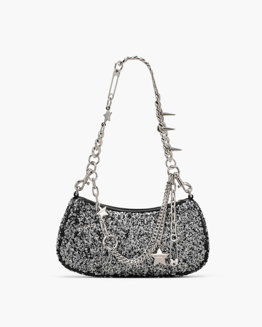 Marc Jacobs Outlet - The Sequin Charm Shoulder Bag Silver