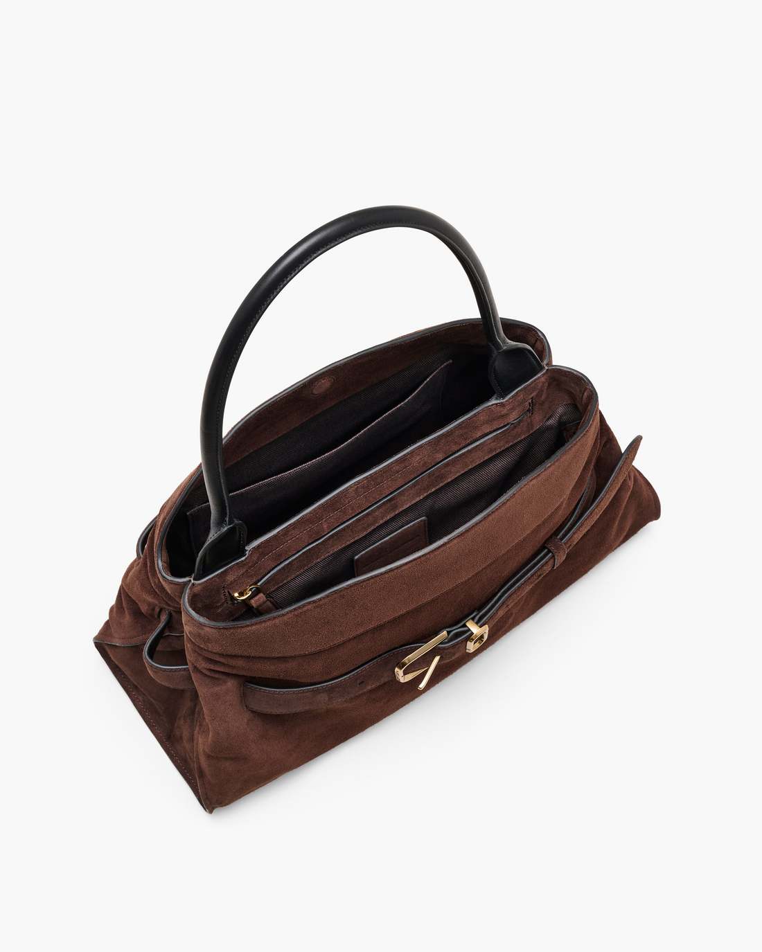 Marc Jacobs Online - The Suede Dakota Satchel Dark Brown