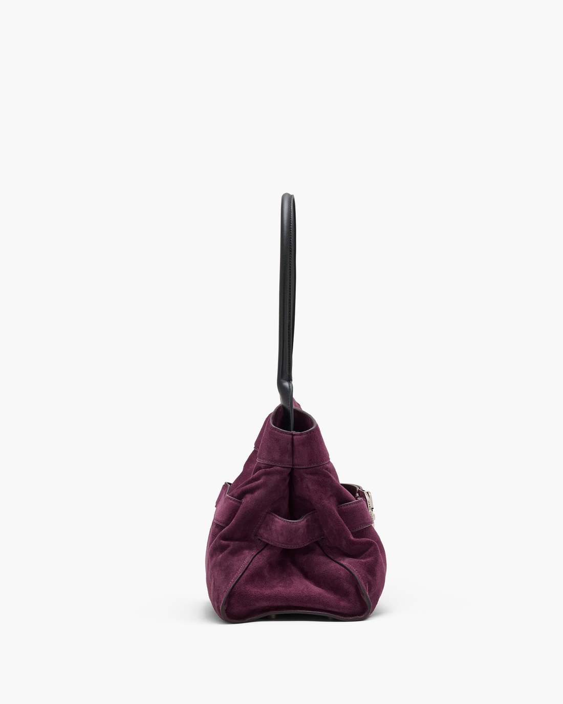 Marc Jacobs Sale - The Suede Dakota Satchel Dark Plum
