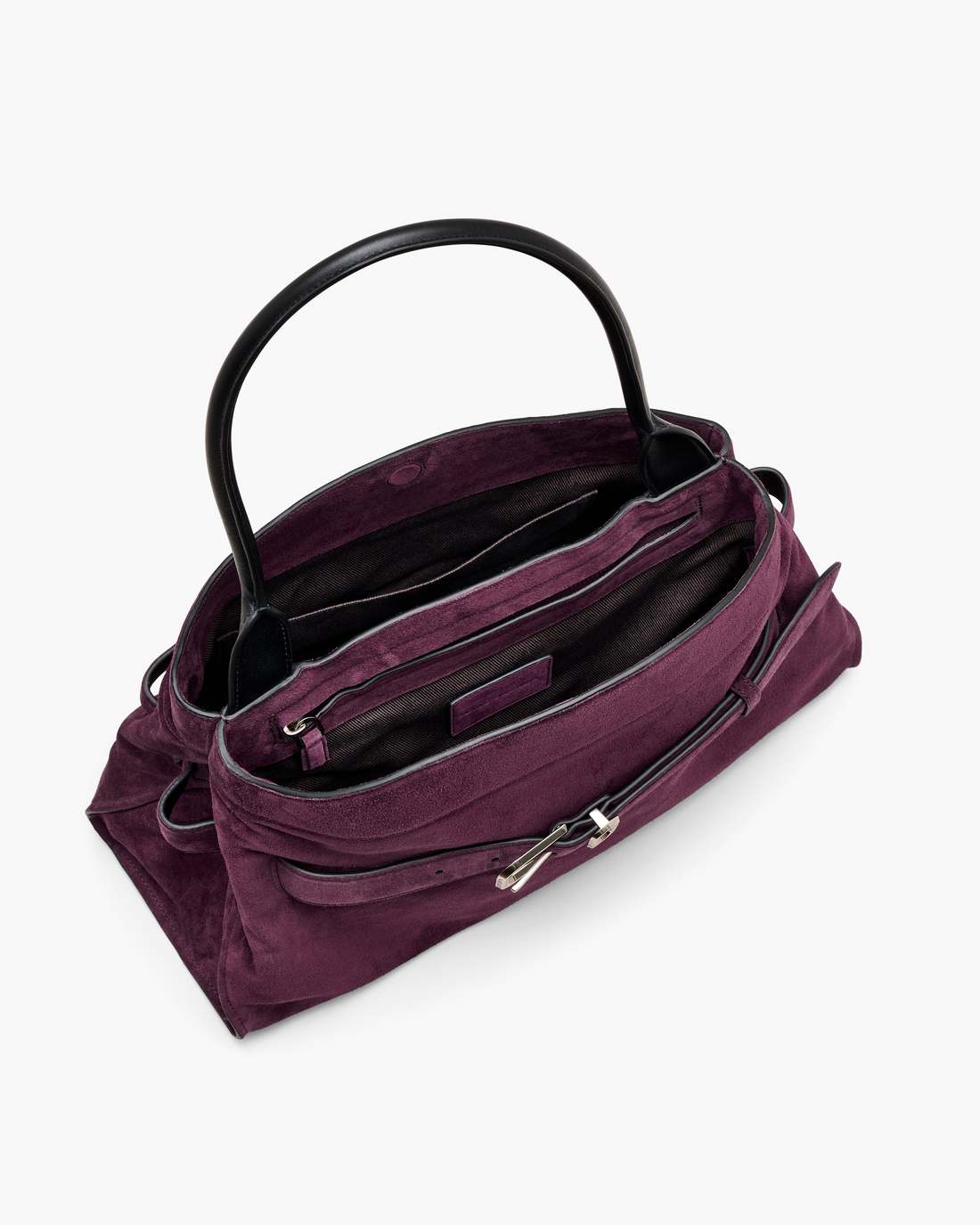 Marc Jacobs Sale - The Suede Dakota Satchel Dark Plum