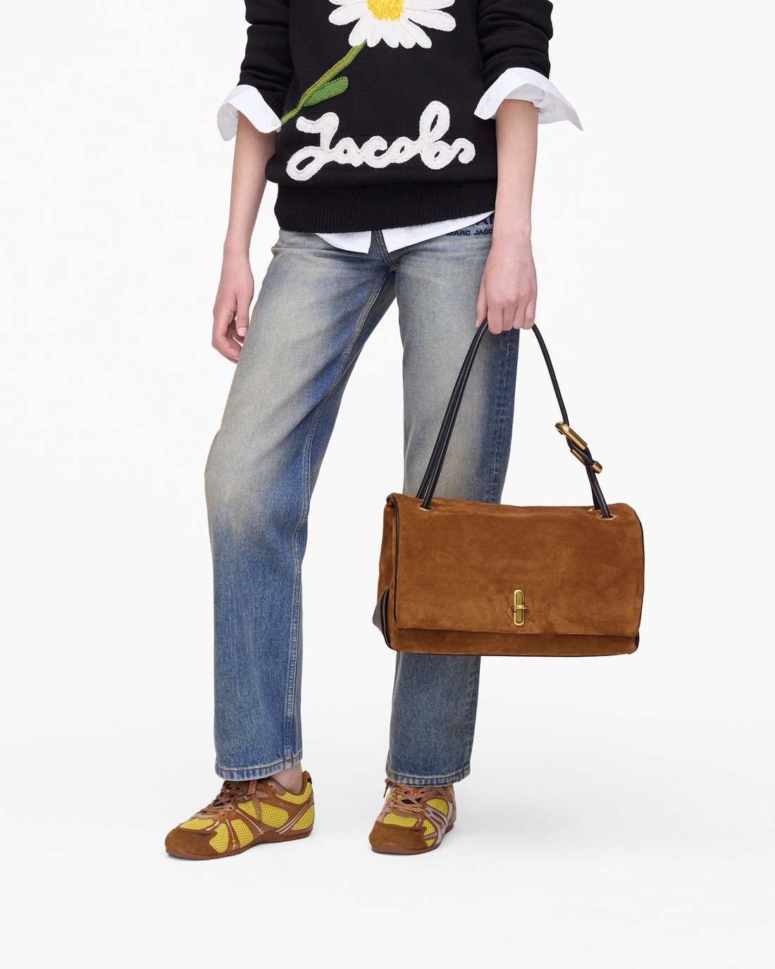 Marc Jacobs For Sale - The Suede Large Dual Copper