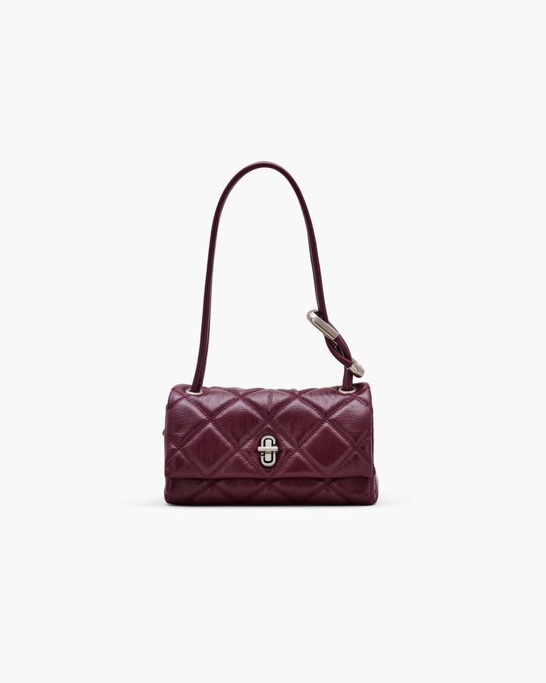 Marc Jacobs Outlet - The Quilted Mini Dual Shoulder Bag Dark Plum