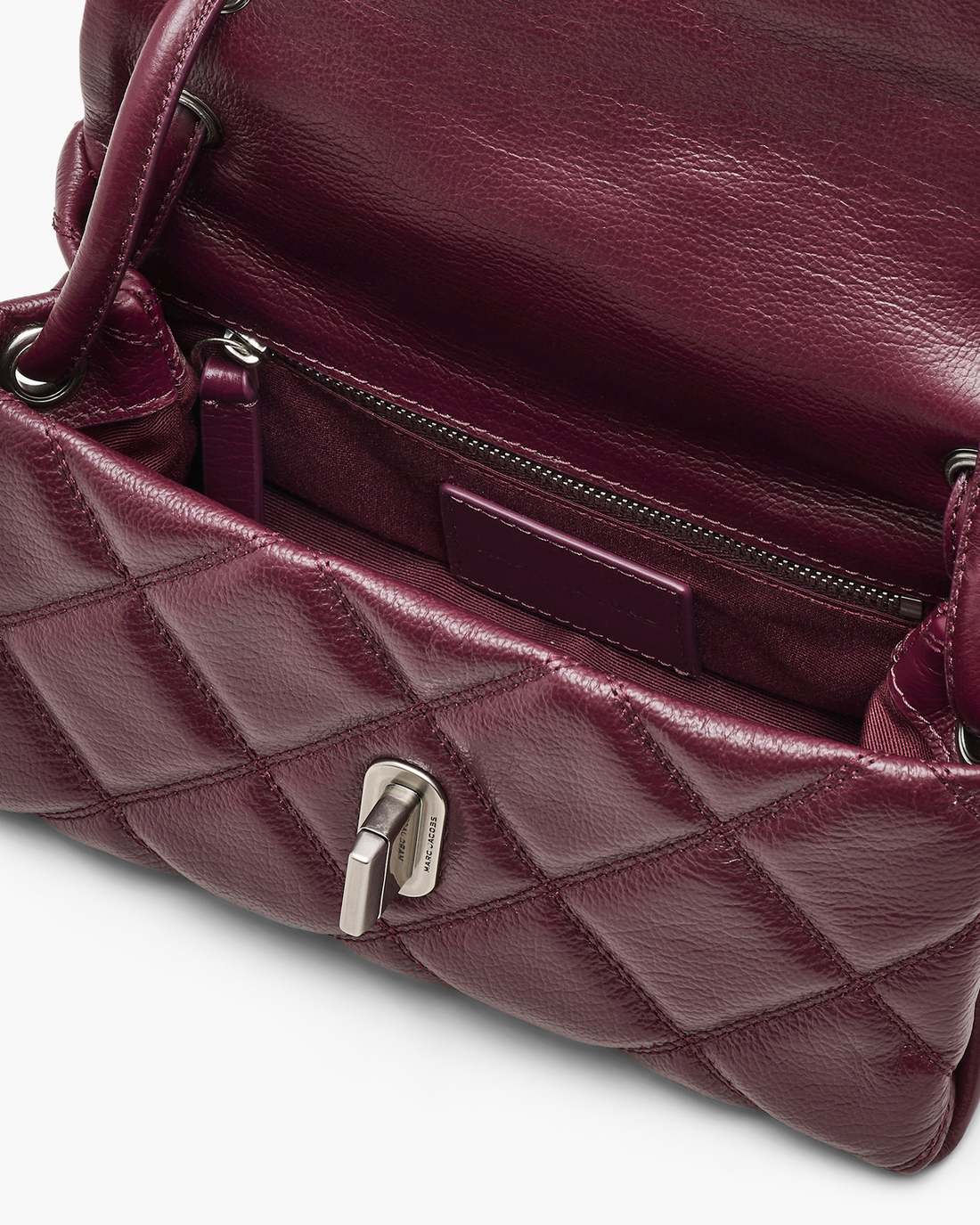 Marc Jacobs Outlet - The Quilted Mini Dual Shoulder Bag Dark Plum