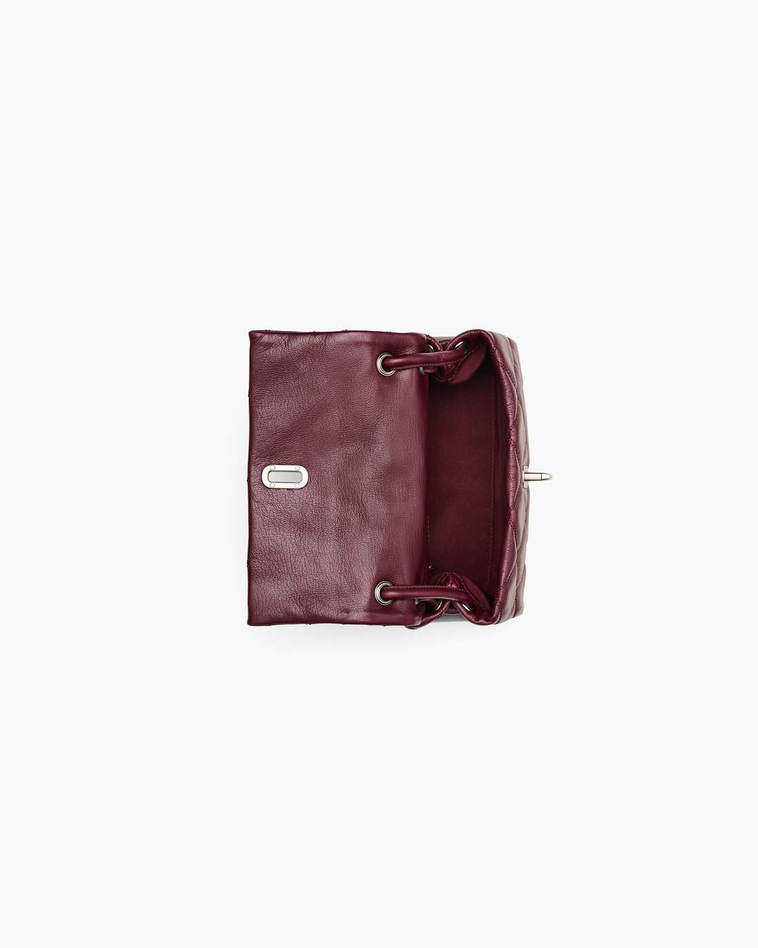 Marc Jacobs Outlet - The Quilted Mini Dual Shoulder Bag Dark Plum