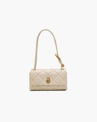 Marc Jacobs New - The Quilted Mini Dual Shoulder Bag Cloud White